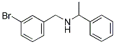 (3-BROMOBENZYL)-(1-PHENYLETHYL)AMINE Struktur