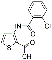 3-[(2-CHLOROBENZOYL)AMINO]THIOPHENE-2-CARBOXYLIC ACID Struktur