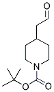 4-(2-OXO-ETHYL)-PIPERIDINE-1-CARBOXYLIC ACID TERT-BUTYL ESTER Struktur