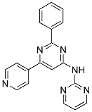 N-(2-PHENYL-6-PYRIDIN-4-YLPYRIMIDIN-4-YL)PYRIMIDIN-2-AMINE Struktur