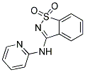 N-PYRIDIN-2-YL-1,2-BENZISOTHIAZOL-3-AMINE 1,1-DIOXIDE Struktur