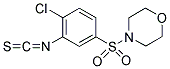 4-(4-CHLORO-3-ISOTHIOCYANATO-BENZENESULFONYL)-MORPHOLINE Struktur