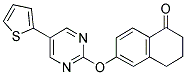 6-[(5-THIEN-2-YLPYRIMIDIN-2-YL)OXY]-3,4-DIHYDRONAPHTHALEN-1(2H)-ONE Struktur