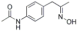 (4-ACETAMIDOPHENYL)ACETONE OXIME Struktur