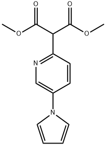 DIMETHYL 2-[5-(1H-PYRROL-1-YL)-2-PYRIDINYL]MALONATE Struktur