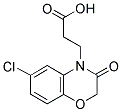 3-(6-CHLORO-2H-1,4-BENZOXAZIN-3(4H)-ONE-4-YL)PROPIONIC ACID Struktur