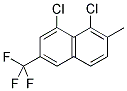 1,8-DICHLORO-2-METHYL-6-(TRIFLUOROMETHYL)NAPHTHALENE Struktur