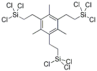 1,3,5-TRIS(TRICHLOROSILYLETHYL)-2,4,6-TRIMETHYLBENZENE Struktur