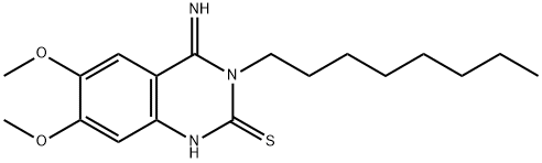 4-IMINO-6,7-DIMETHOXY-3-OCTYL-3,4-DIHYDRO-2(1H)-QUINAZOLINETHIONE price.