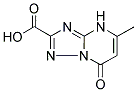 5-METHYL-7-OXO-4,7-DIHYDRO-[1,2,4]TRIAZOLO[1,5-A]PYRIMIDINE-2-CARBOXYLIC ACID Struktur