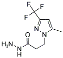 3-(5-METHYL-3-TRIFLUOROMETHYL-PYRAZOL-1-YL)-PROPIONIC ACID HYDRAZIDE Struktur