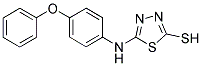 5-(4-PHENOXY-PHENYLAMINO)-[1,3,4]THIADIAZOLE-2-THIOL Struktur