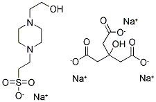 HEPES SODIUM SALT-SODIUM CITRATE TRIBASIC Struktur