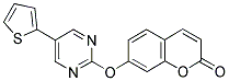 7-[(5-THIEN-2-YLPYRIMIDIN-2-YL)OXY]-2H-CHROMEN-2-ONE Struktur