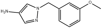 1-(3-METHOXY-BENZYL)-1H-PYRAZOL-4-YLAMINE Struktur