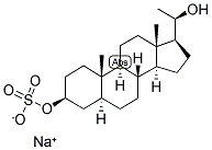 EPIALLOPREGNANEDIOL 3-SODIUM SULPHATE Struktur