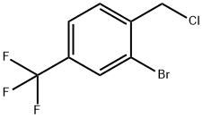 2-BROMO-4-(TRIFLUOROMETHYL)BENZYL CHLORIDE Struktur