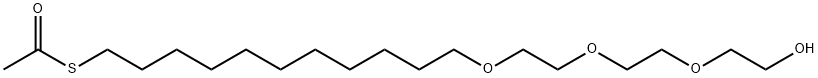 22-KETO-21-THIA-3,6,9-TRIOXATRICOSAN-1-OL Struktur