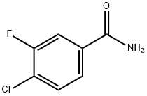 4-CHLORO-3-FLUOROBENZAMIDE Struktur