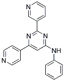 N-PHENYL-2-PYRIDIN-3-YL-6-PYRIDIN-4-YLPYRIMIDIN-4-AMINE Struktur