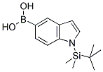 1-(TERT-BUTYLDIMETHYLSILYL)-1H-INDOL-5-YLBORONIC ACID Struktur