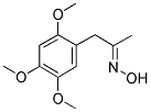 (2,4,5-TRIMETHOXYPHENYL)ACETONE OXIME Struktur