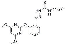 N-[1-AZA-2-[2-[(4,6-DIMETHOXYPYRIMIDIN-2-YL)OXY]PHENYL]ETHENYL]-N'-ALLYLTHIOUREA Struktur