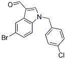 5-BROMO-1-(4-CHLOROBENZYL)-1H-INDOLE-3-CARBALDEHYDE Struktur