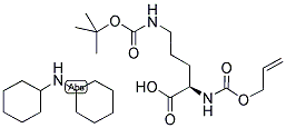 ALOC-D-ORN(BOC)-OH DCHA Struktur