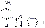 5-AMINO-2-CHLORO-N-(4-IODO-PHENYL)-BENZENESULFONAMIDE Struktur