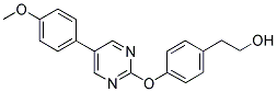 2-(4-([5-(4-METHOXYPHENYL)PYRIMIDIN-2-YL]OXY)PHENYL)ETHANOL Struktur