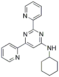 N-CYCLOHEXYL-2,6-DIPYRIDIN-2-YLPYRIMIDIN-4-AMINE Struktur