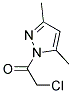 2-CHLORO-1-(3,5-DIMETHYL-PYRAZOL-1-YL)-ETHANONE Struktur