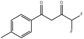 4,4-DIFLUORO-1-P-TOLYL-BUTANE-1,3-DIONE Struktur