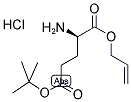 D-GLUTAMIC ACID(OTBU)-ALLYL ESTER HCL Struktur