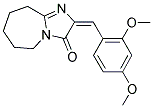 2-(2,4-DIMETHOXY-BENZYLIDENE)-2,5,6,7,8,9-HEXAHYDRO-IMIDAZO[1,2-A]AZEPIN-3-ONE Struktur