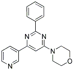 4-(2-PHENYL-6-PYRIDIN-3-YLPYRIMIDIN-4-YL)MORPHOLINE Struktur