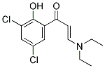 (E)-1-(3,5-DICHLORO-2-HYDROXYPHENYL)-3-(DIETHYLAMINO)PROP-2-EN-1-ONE Struktur