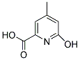 6-HYDROXY-4-METHYL-PYRIDINE-2-CARBOXYLIC ACID Struktur