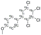 13C12-4-METHOXY-2',3',4',5'-TETRACHLOROBIPHENYL Struktur