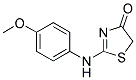 2-(4-METHOXY-PHENYLAMINO)-THIAZOL-4-ONE Struktur