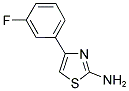 4-(3-FLUORO-PHENYL)-THIAZOL-2-YLAMINE Struktur