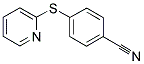 4-(PYRIDIN-2-YLTHIO)BENZONITRILE Struktur