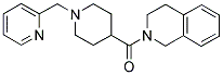 2-[(1-(2-PYRIDINYLMETHYL)PIPERIDIN-4-YL)CARBONYL]-1,2,3,4-TETRAHYDROISOQUINOLINE Struktur