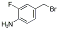 4-AMINO-3-FLUOROBENZYL BROMIDE Struktur