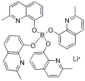 LITHIUM TETRA(2-METHYL-8-HYDROXYQUINOLINATO)BORON Structure