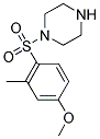 1-(4-METHOXY-2-METHYL-BENZENESULFONYL)-PIPERAZINE Struktur