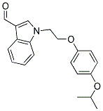 1-[2-(4-ISOPROPOXYPHENOXY)ETHYL]-1H-INDOLE-3-CARBALDEHYDE Struktur