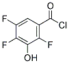 3-HYDROXY-2,4,5-TRIFLUOROBENZOYL CHLORIDE Struktur