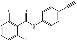 N-(4-ETHYNYLPHENYL)-2,6-DIFLUOROBENZENECARBOXAMIDE Struktur